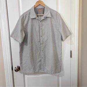 511 tactical Men's Gray Checkered Short Sleeve Shirt